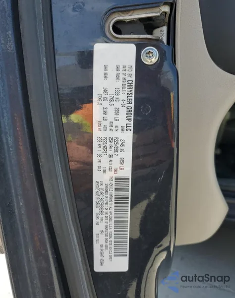 2014 Chrysler Town & Country Touring from USA, damaged, VIN 2C4RC1BG7ER382992